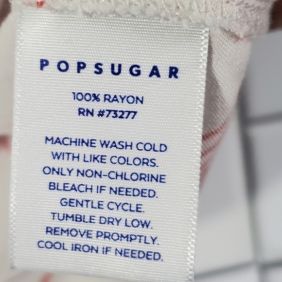 POPSUGAR Tie Front Blouse Dolman Sleeve Theme  ‘Mo - Picture 8 of 8